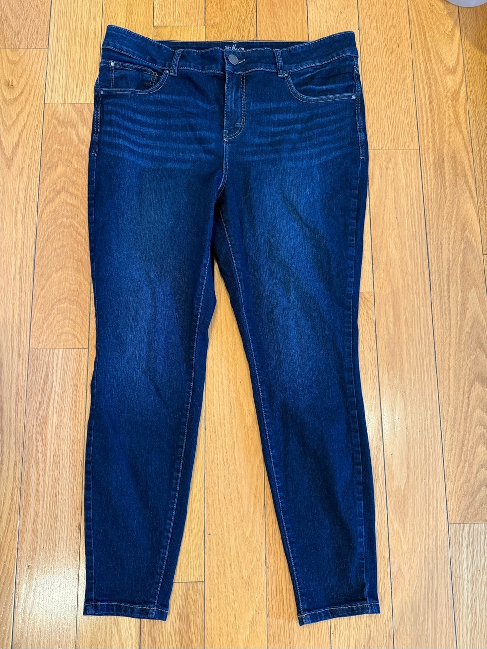 Maurices Deep Indigo Stretch Skinny Jeans